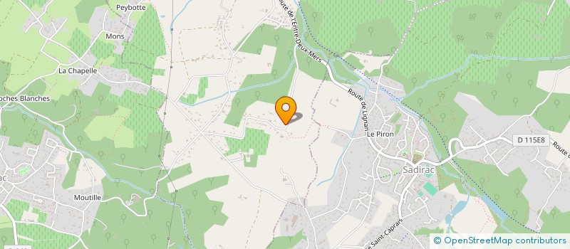 localisation de l'entreprise SCI DU PIONNEY  LIGNAN-DE-BORDEAUX