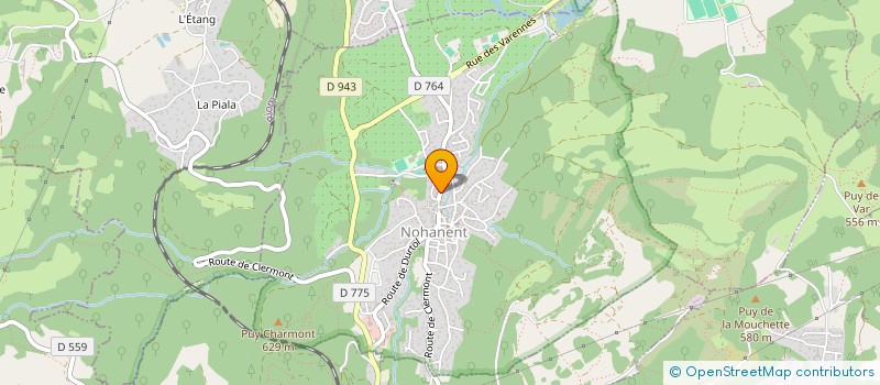 localisation de l'entreprise SCI DU PIOT  CHAPDES-BEAUFORT