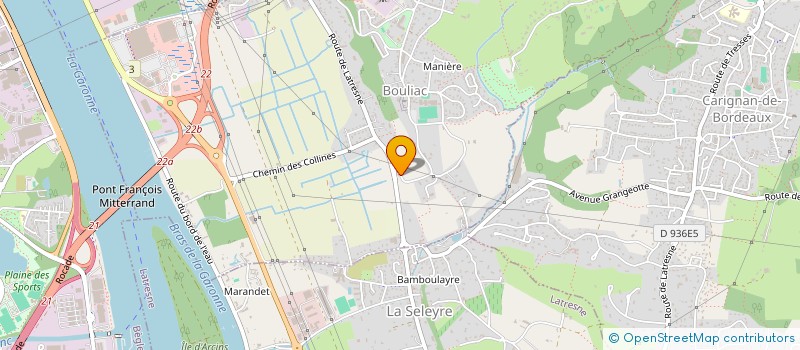 localisation de l'entreprise SCI DU PIQUET  BOULIAC