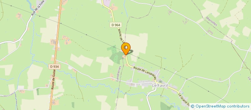 localisation de l'entreprise SCI DU PIQUET  LANDRECIES