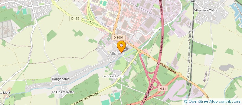 localisation de l'entreprise SCI DU PISSE-VIN  ALLONNE