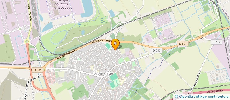 localisation de l'entreprise SCI DU PISSENLIT  LOON-PLAGE