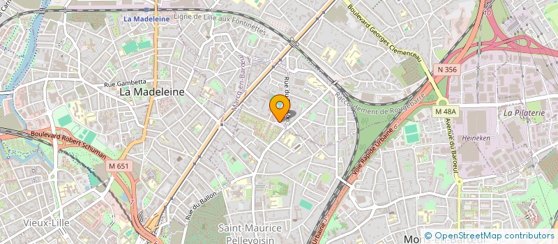 localisation de l'entreprise SCI DU PITON à LILLE