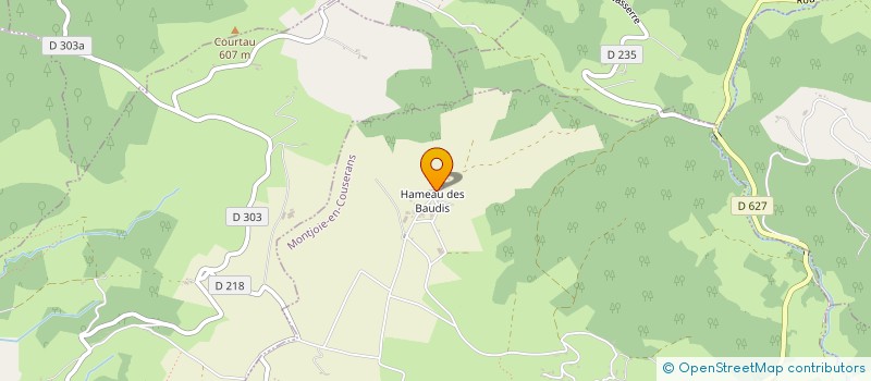 localisation de l'entreprise SCI DU PLA à MONTJOIE-EN-COUSERANS