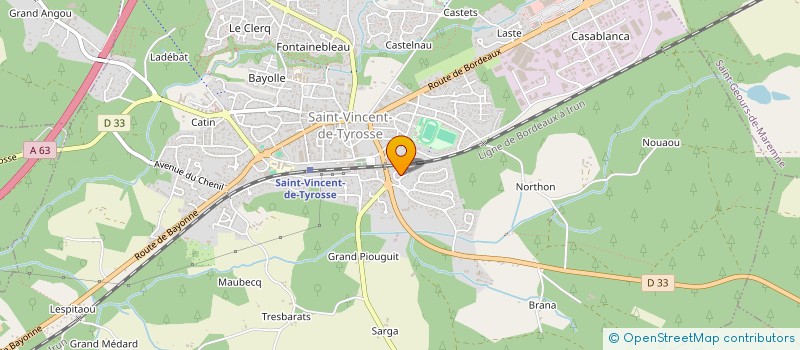 localisation de l'entreprise SCI DU PLACH à SAINT-VINCENT-DE-TYROSSE