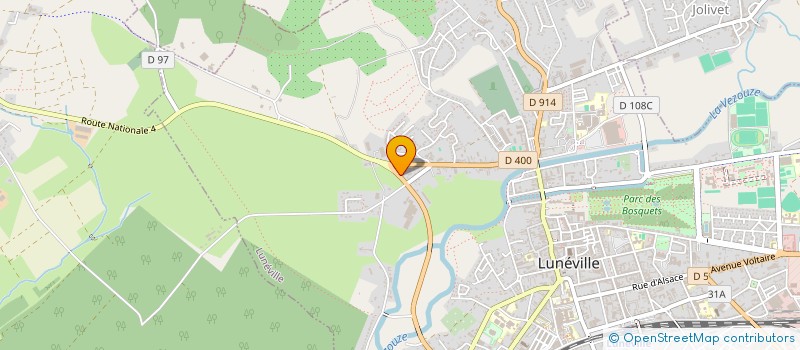 localisation de l'entreprise SCI DU PLAIN BRISEUX  LUNEVILLE