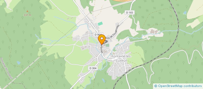 localisation de l'entreprise SCI DU PLAINET  FONTAINE-LES-LUXEUIL