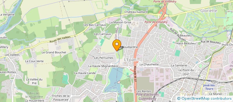 localisation de l'entreprise SCI DU PLAISIR  BALLAN-MIRE