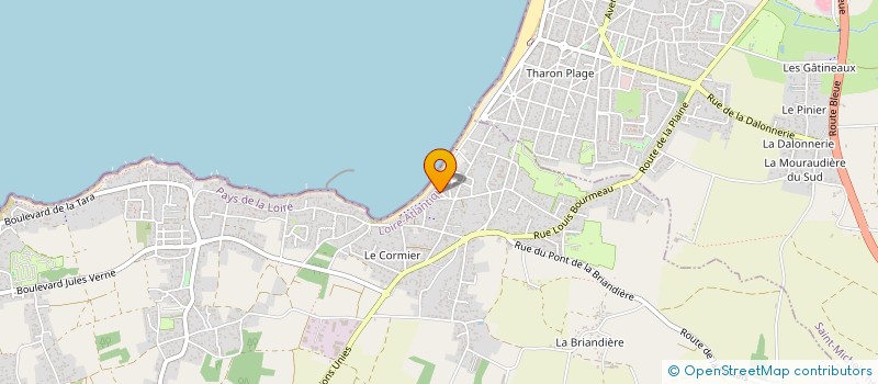 localisation de l'entreprise SCI DU PLAISIR à LA PLAINE-SUR-MER