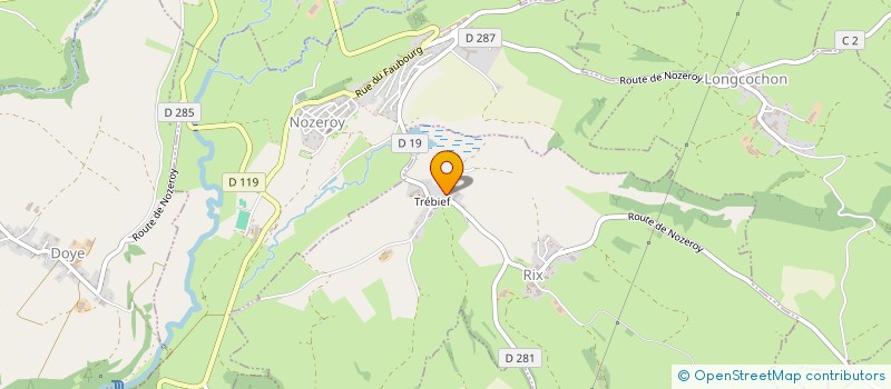 localisation de l'entreprise SCI DU PLAISSARD  CUVIER