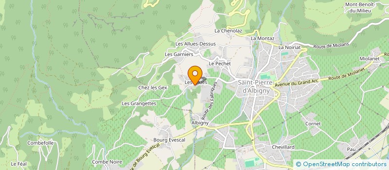 localisation de l'entreprise SCI DU PLAMAZ  BRISON-SAINT-INNOCENT