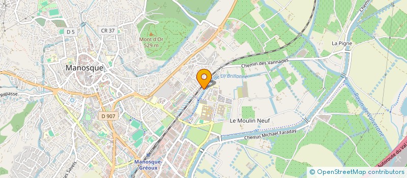 localisation de l'entreprise SCI DU PLAN à MANOSQUE