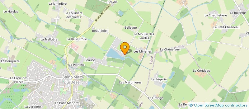 localisation de l'entreprise SCI DU PLAN D EAU  LIGNE