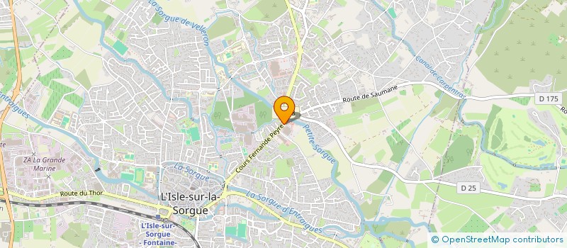 localisation de l'entreprise SCI DU PLAN DE LA GRAND VIGNE à L'ISLE-SUR-LA-SORGUE