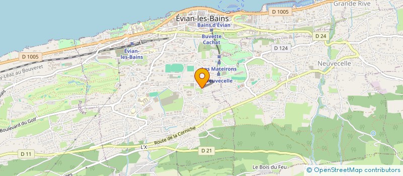 localisation de l'entreprise SCI DU PLAN MORAND  EVIAN-LES-BAINS