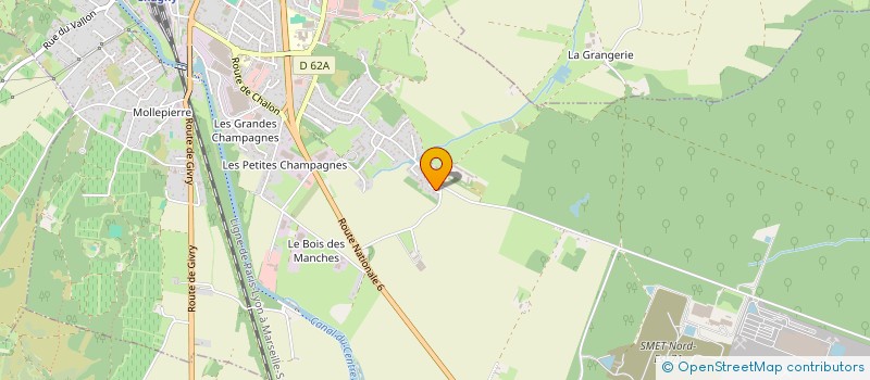 localisation de l'entreprise SCI DU PLANCON PARON à CHAUDENAY