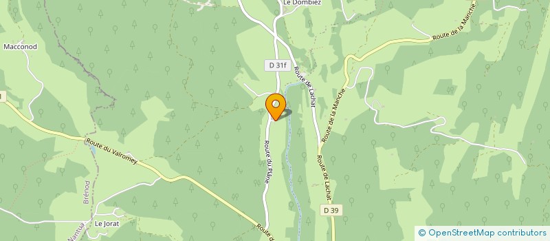 localisation de l'entreprise SCI DU PLANE  HAUT VALROMEY