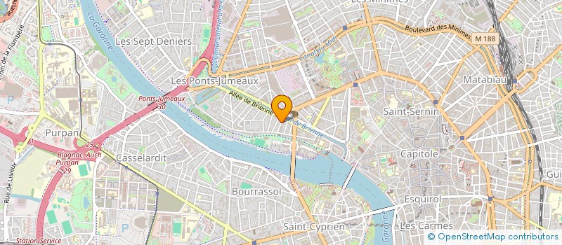 localisation de l'entreprise SCI DU PLANET à TOULOUSE