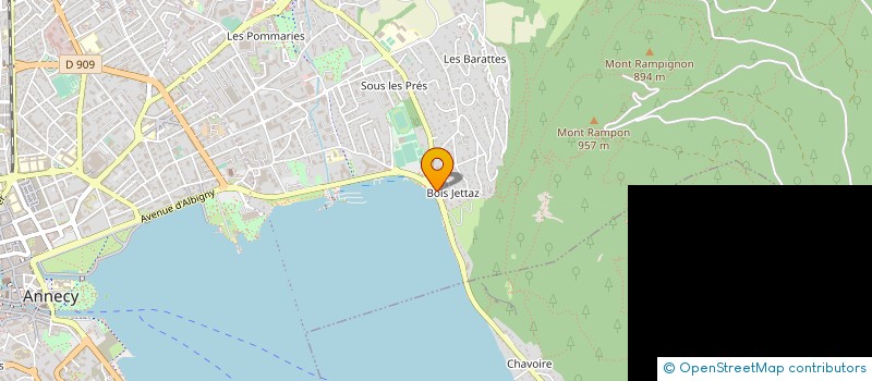localisation de l'entreprise SCI DU PLANT DU MONT à ANNECY