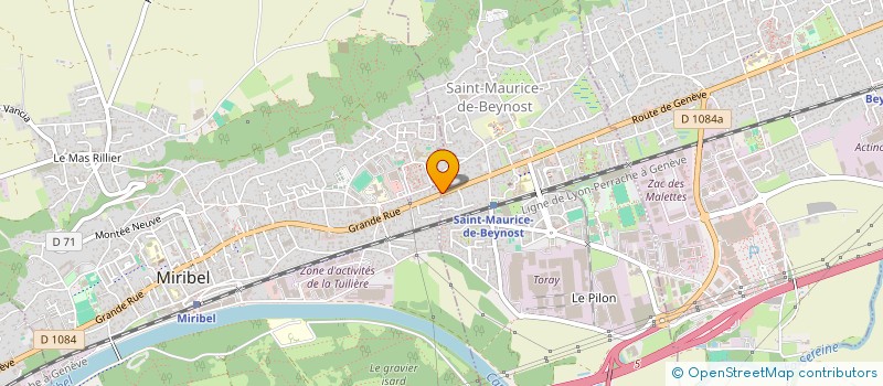 localisation de l'entreprise SCI DU PLANTIER  SAINT-MAURICE-DE-BEYNOST