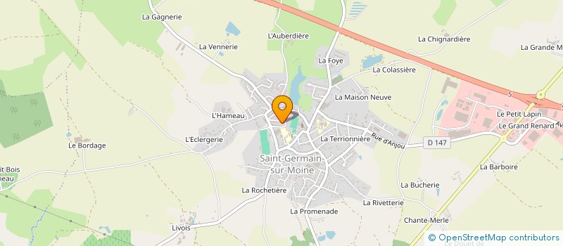 localisation de l'entreprise SCI DU PLANTY à SEVREMOINE