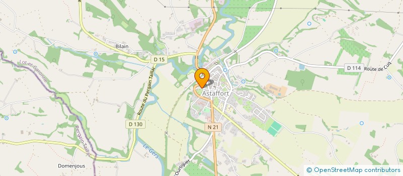 localisation de l'entreprise SCI DU PLAPIER  ASTAFFORT