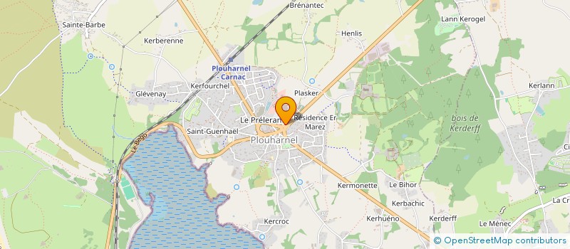 localisation de l'entreprise SCI DU PLASKER  PLOUHARNEL