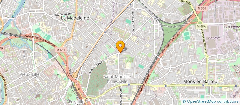 localisation de l'entreprise SCI DU PLAT BUISSON à LILLE