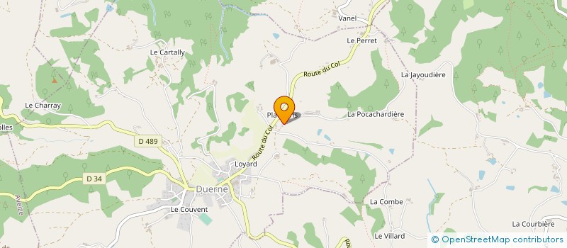 localisation de l'entreprise SCI DU PLAT PARIS  DUERNE