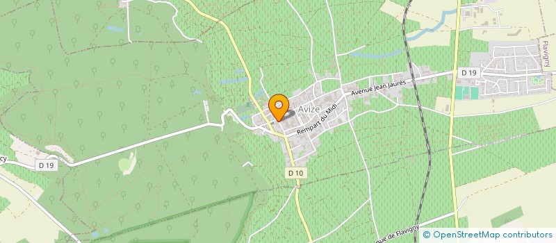 localisation de l'entreprise SCI DU PLATAIS  AVIZE