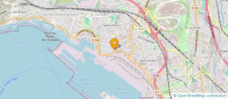 localisation de l'entreprise SCI DU PLATANE à MARSEILLE