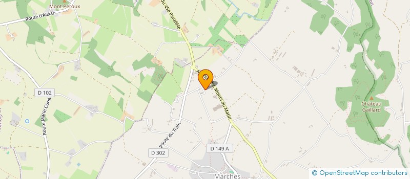 localisation de l'entreprise SCI DU PLATANE  MARCHES