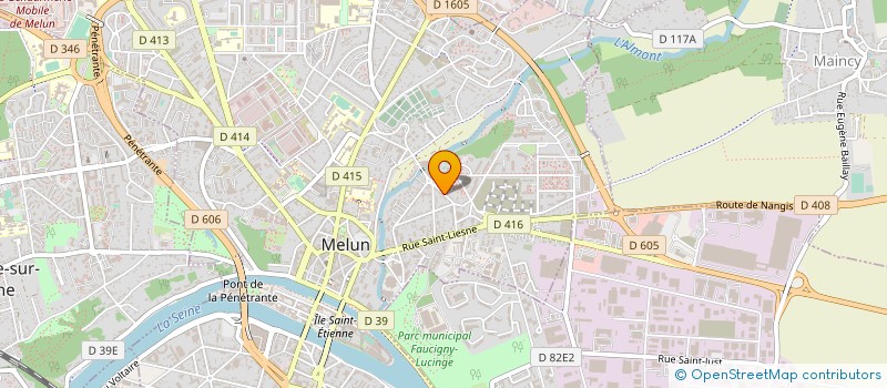 localisation de l'entreprise SCI DU PLATEAU à MELUN