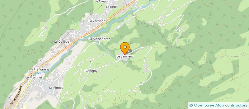 localisation de l'entreprise SCI DU PLATEAU à THONES