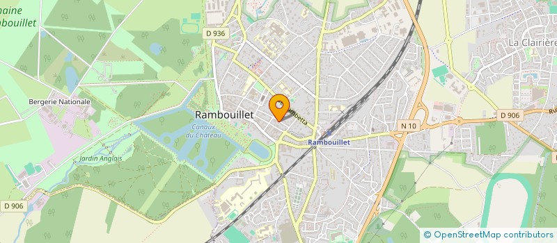 localisation de l'entreprise SCI DU PLATEAU  RAMBOUILLET