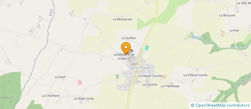 localisation de l'entreprise SCI DU PLATEAU  SAINT-POTAN