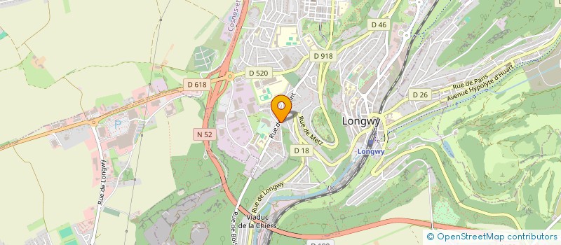 localisation de l'entreprise SCI DU PLATEAU à LONGWY