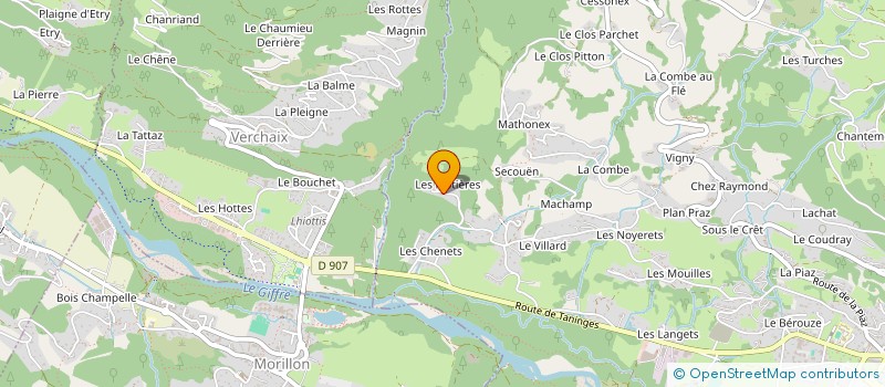 localisation de l'entreprise SCI DU PLATEAU à SAMOENS