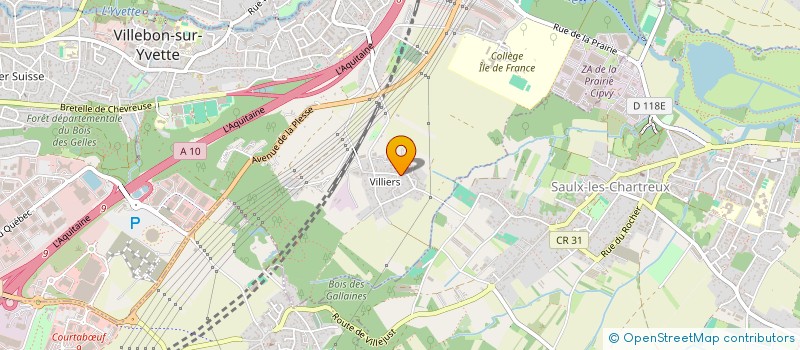localisation de l'entreprise SCI DU PLATEAU à VILLEBON-SUR-YVETTE