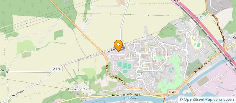 localisation de l'entreprise SCI DU PLATEAU à MONTEREAU-FAULT-YONNE