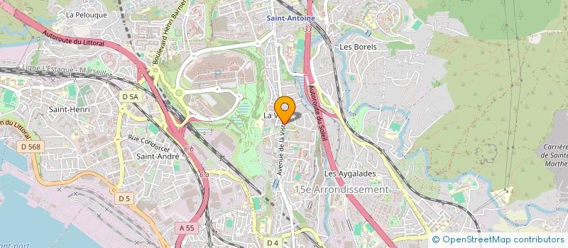 localisation de l'entreprise SCI DU PLATEAU à MARSEILLE