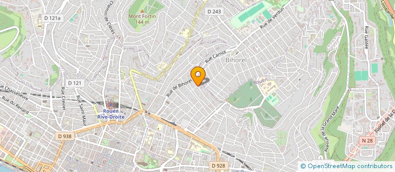 localisation de l'entreprise SCI DU PLATEAU à ROUEN