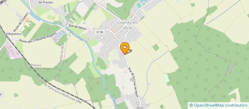 localisation de l'entreprise SCI DU PLATEAU à LIVERDY-EN-BRIE