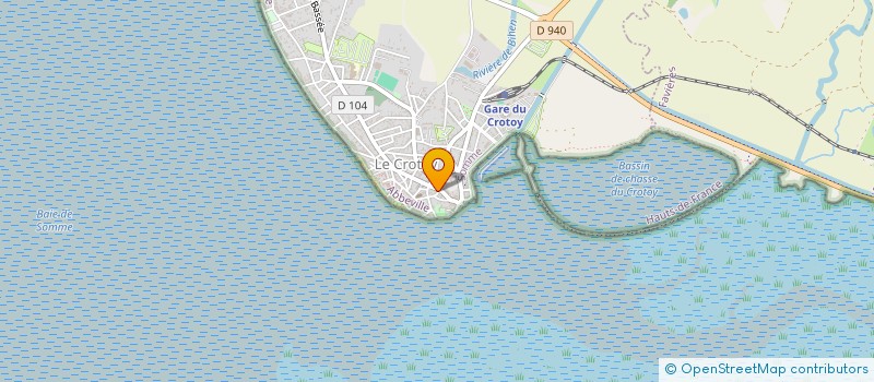 localisation de l'entreprise SCI DU PLATEAU à LE CROTOY