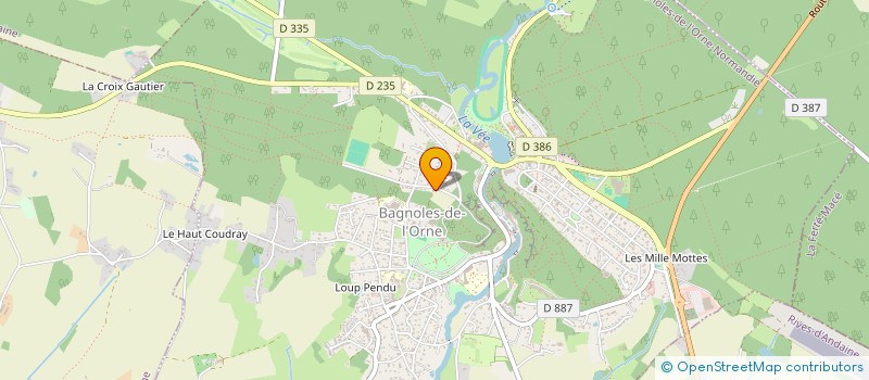 localisation de l'entreprise SCI DU PLATEAU à BAGNOLES-DE-L'ORNE-NORMANDIE