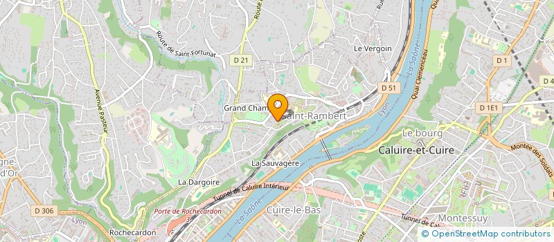 localisation de l'entreprise SCI DU PLATEAU  LYON