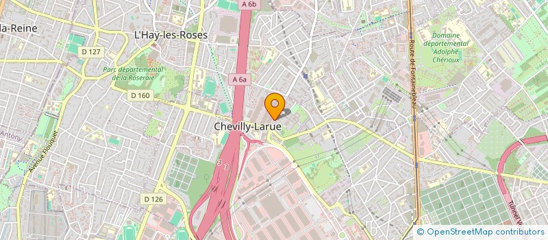 localisation de l'entreprise SCI DU PLATEAU BIS  L'HAY-LES-ROSES