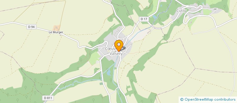 localisation de l'entreprise SCI DU PLATEAU D'ACY à CŒUVRES-ET-VALSERY