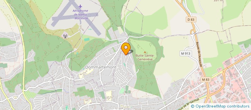 localisation de l'entreprise SCI DU PLATEAU DE BELLEVUE  ESSEY-LES-NANCY