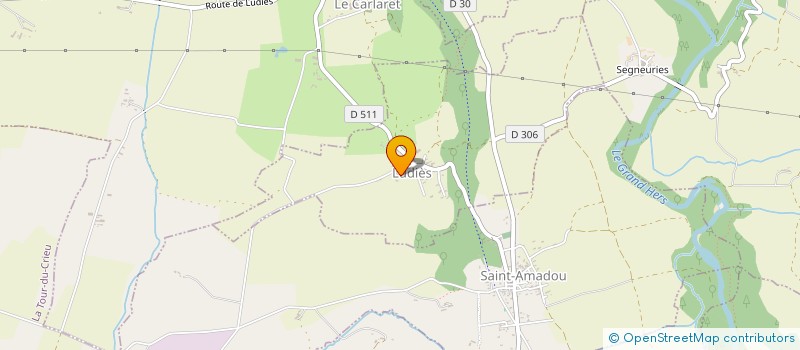 localisation de l'entreprise SCI DU PLATEAU DE LUDIES à LUDIES